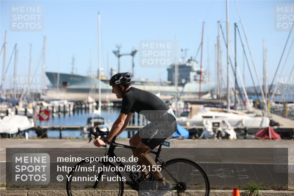 17.08.2025 - KN Förde Triathlon 2025 Yannick Fuchs http://msf.ph/oto/8622155 17.08.2025 11:06:36 Radfahren 296, 309 meine-sportfotos.de