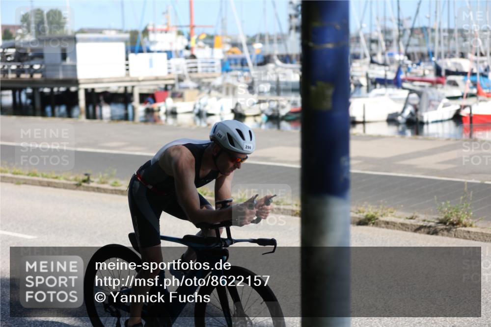 17.08.2025 - KN Förde Triathlon 2025 Yannick Fuchs http://msf.ph/oto/8622157 17.08.2025 11:06:46 Radfahren 282, 296, 306 meine-sportfotos.de