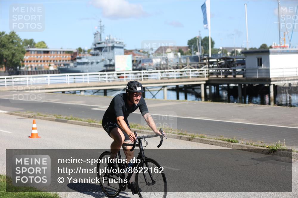 17.08.2025 - KN Förde Triathlon 2025 Yannick Fuchs http://msf.ph/oto/8622162 17.08.2025 11:07:10 Radfahren 261, 294, 295, 304 meine-sportfotos.de