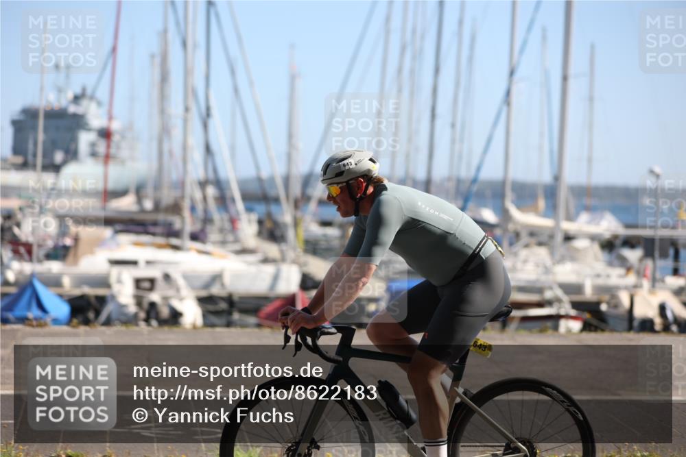 17.08.2025 - KN Förde Triathlon 2025 Yannick Fuchs http://msf.ph/oto/8622183 17.08.2025 11:07:34 Radfahren 279, 310, 312, 319, 643 meine-sportfotos.de