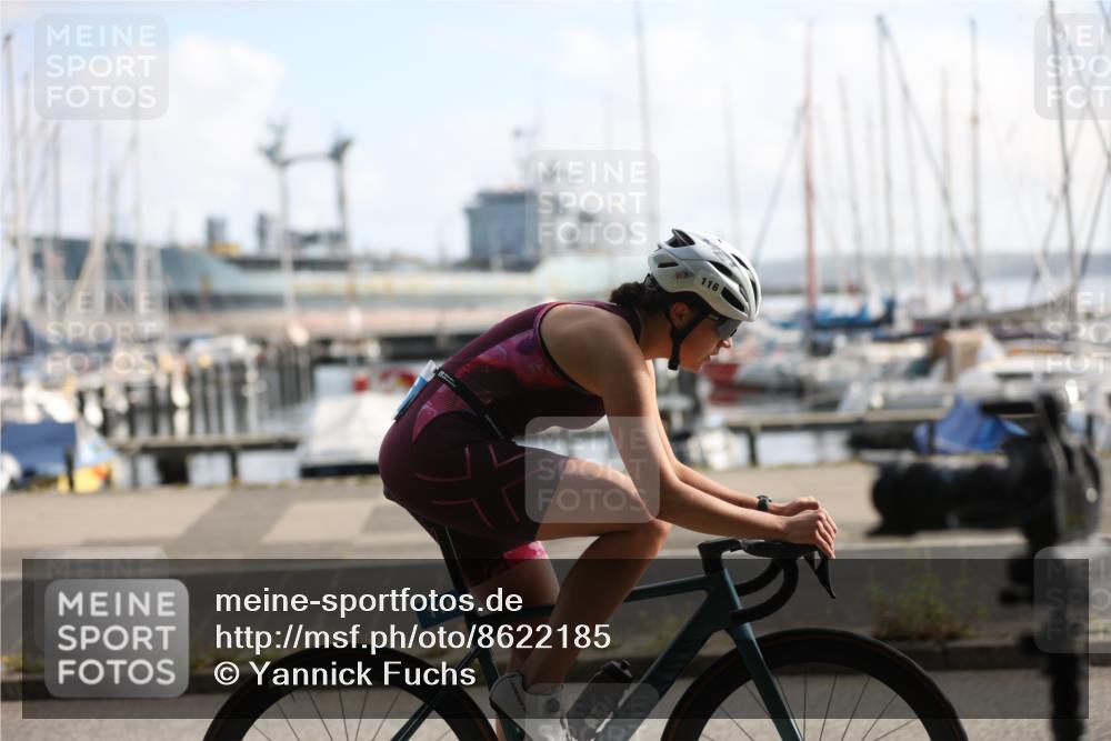 17.08.2025 - KN Förde Triathlon 2025 Yannick Fuchs http://msf.ph/oto/8622185 17.08.2025 09:46:53 Radfahren 116, 143, 166 meine-sportfotos.de
