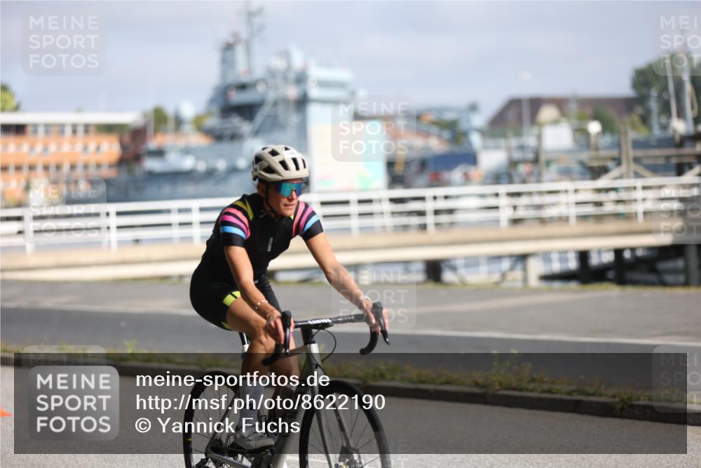 17.08.2025 - KN Förde Triathlon 2025 Yannick Fuchs http://msf.ph/oto/8622190 17.08.2025 09:46:55 Radfahren 116, 143, 166, 116 meine-sportfotos.de