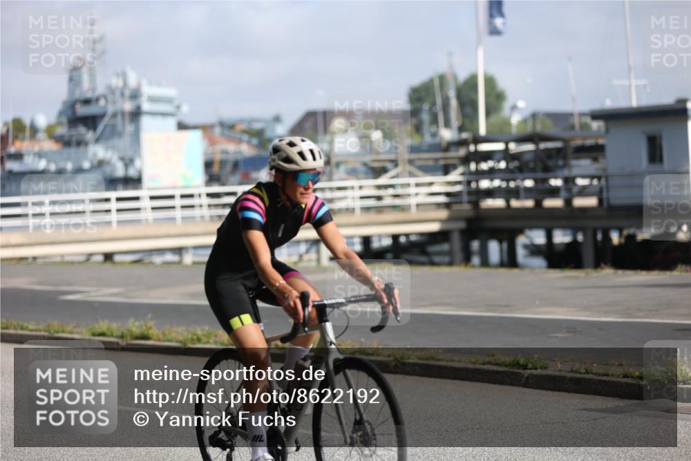 17.08.2025 - KN Förde Triathlon 2025 Yannick Fuchs http://msf.ph/oto/8622192 17.08.2025 09:46:55 Radfahren 116, 143, 166, 116 meine-sportfotos.de