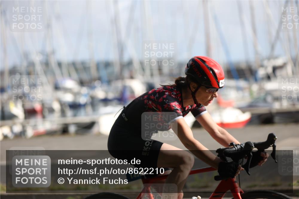 17.08.2025 - KN Förde Triathlon 2025 Yannick Fuchs http://msf.ph/oto/8622210 17.08.2025 09:47:01 Radfahren 143, 200, 116, 166 meine-sportfotos.de