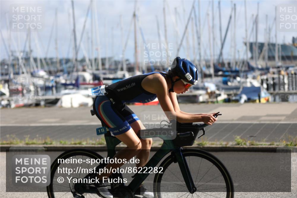 17.08.2025 - KN Förde Triathlon 2025 Yannick Fuchs http://msf.ph/oto/8622282 17.08.2025 09:47:38 Radfahren 115, 121, 139, 140, 173, 185, 177, 231 meine-sportfotos.de