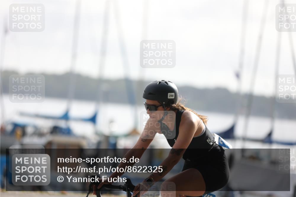 17.08.2025 - KN Förde Triathlon 2025 Yannick Fuchs http://msf.ph/oto/8622325 17.08.2025 09:47:56 Radfahren 248, 251, 118 meine-sportfotos.de