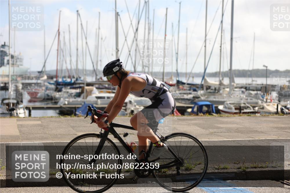 17.08.2025 - KN Förde Triathlon 2025 Yannick Fuchs http://msf.ph/oto/8622359 17.08.2025 09:48:18 Radfahren 109, 113, 204, 228, 109, 142, 144, 180 meine-sportfotos.de
