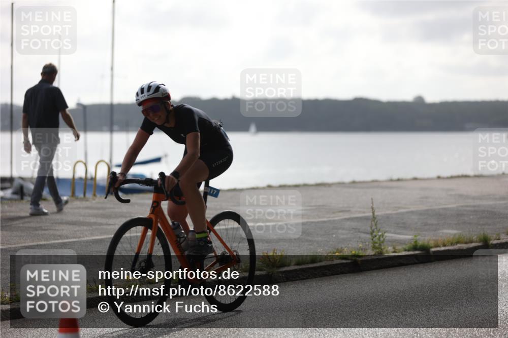 17.08.2025 - KN Förde Triathlon 2025 Yannick Fuchs http://msf.ph/oto/8622588 17.08.2025 09:50:19 Radfahren 106, 117, 231 meine-sportfotos.de