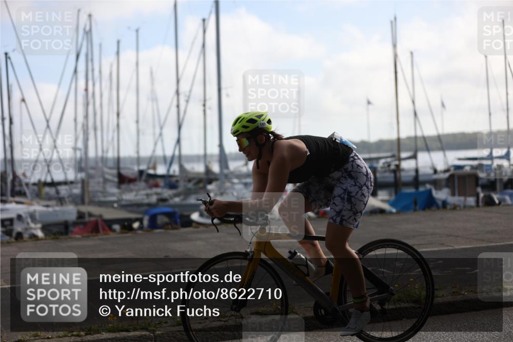 17.08.2025 - KN Förde Triathlon 2025 Yannick Fuchs http://msf.ph/oto/8622710 17.08.2025 09:51:41 Radfahren 107, 119, 136, 183, 157 meine-sportfotos.de