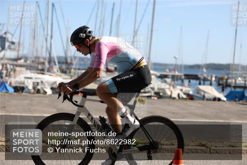 17.08.2025 - KN Förde Triathlon 2025 Yannick Fuchs http://msf.ph/oto/8622982 17.08.2025 11:12:41 Radfahren 273, 280, 308, 349, 352, 379, 620, 326, 614 meine-sportfotos.de