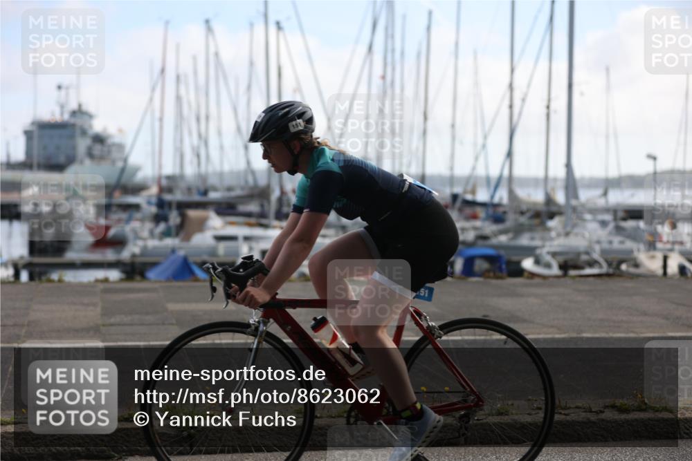17.08.2025 - KN Förde Triathlon 2025 Yannick Fuchs http://msf.ph/oto/8623062 17.08.2025 09:54:52 Radfahren 145, 151, 163, 170, 188, 212, 245, 130, 138 meine-sportfotos.de