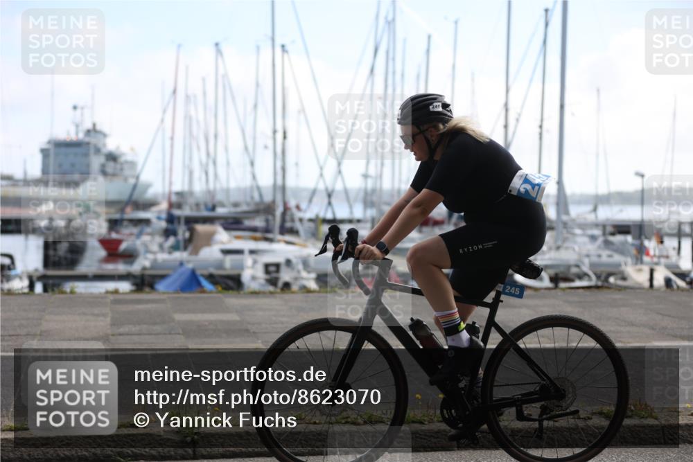 17.08.2025 - KN Förde Triathlon 2025 Yannick Fuchs http://msf.ph/oto/8623070 17.08.2025 09:54:55 Radfahren 111, 145, 163, 170, 188, 245, 130, 151, 163, 212 meine-sportfotos.de