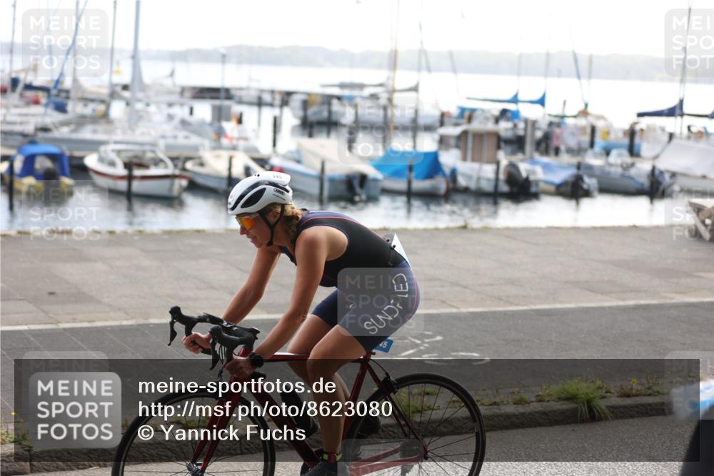 17.08.2025 - KN Förde Triathlon 2025 Yannick Fuchs http://msf.ph/oto/8623080 17.08.2025 09:55:00 Radfahren 111, 145, 170, 174, 218, 151, 163, 188, 245 meine-sportfotos.de