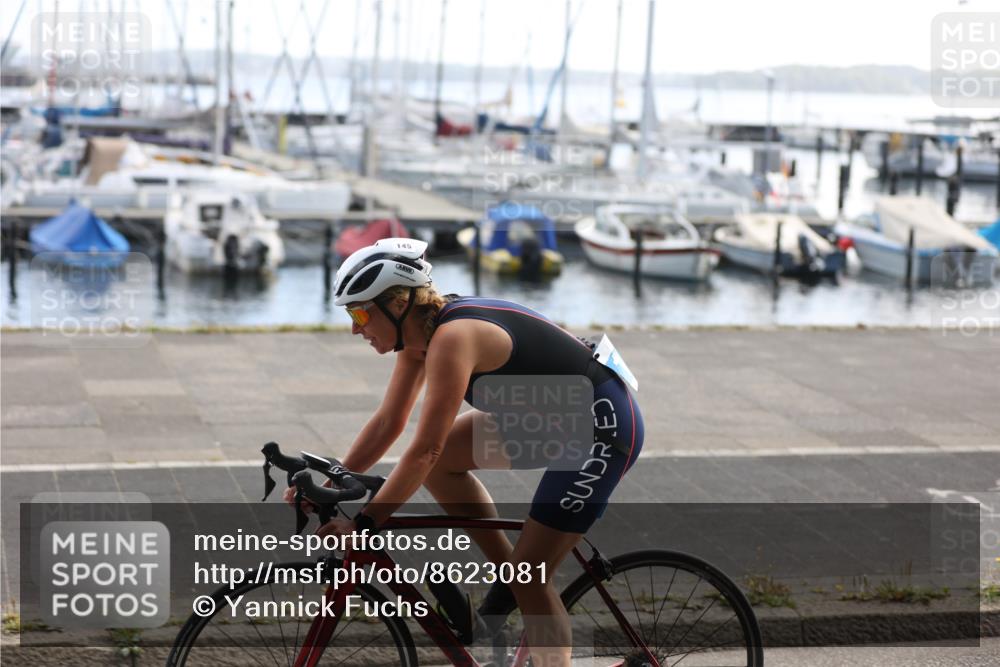 17.08.2025 - KN Förde Triathlon 2025 Yannick Fuchs http://msf.ph/oto/8623081 17.08.2025 09:55:00 Radfahren 111, 145, 170, 174, 218, 151, 163, 188, 245 meine-sportfotos.de