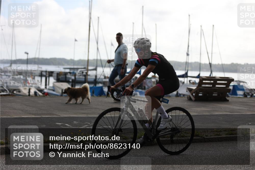 17.08.2025 - KN Förde Triathlon 2025 Yannick Fuchs http://msf.ph/oto/8623140 17.08.2025 09:55:38 Radfahren 166, 190 meine-sportfotos.de