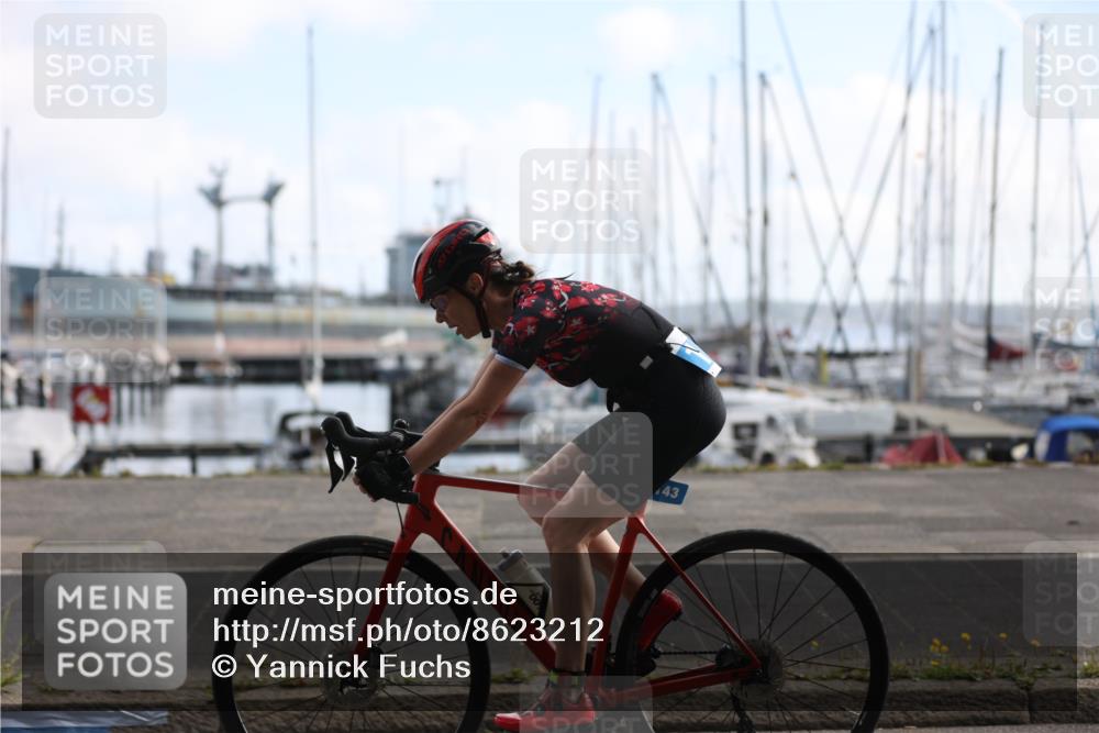 17.08.2025 - KN Förde Triathlon 2025 Yannick Fuchs http://msf.ph/oto/8623212 17.08.2025 09:56:25 Radfahren 143, 146, 230, 152 meine-sportfotos.de