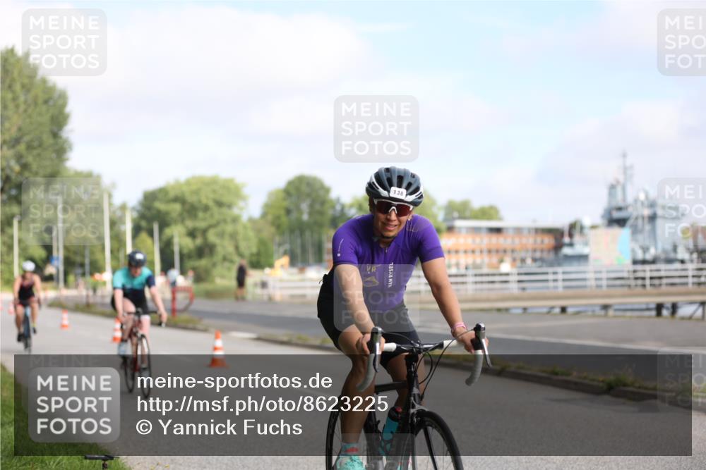 17.08.2025 - KN Förde Triathlon 2025 Yannick Fuchs http://msf.ph/oto/8623225 17.08.2025 09:56:38 Radfahren 130, 138, 151, 205, 212, 205 meine-sportfotos.de