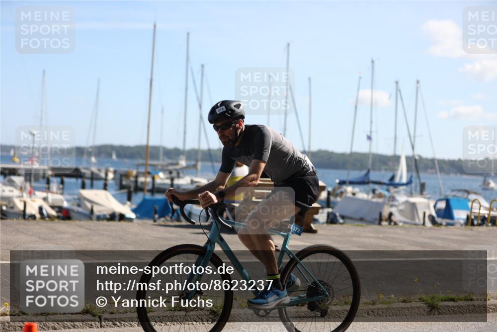 17.08.2025 - KN Förde Triathlon 2025 Yannick Fuchs http://msf.ph/oto/8623237 17.08.2025 11:14:07 Radfahren 273, 280, 356, 373, 612, 616, 617, 332, 350, 370, 387, 620, 635 meine-sportfotos.de