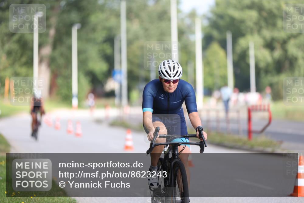 17.08.2025 - KN Förde Triathlon 2025 Yannick Fuchs http://msf.ph/oto/8623243 17.08.2025 09:56:44 Radfahren 145, 212, 130, 138, 151, 205 meine-sportfotos.de