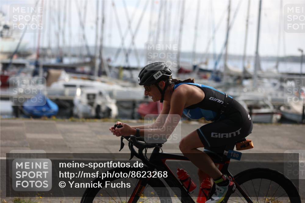 17.08.2025 - KN Förde Triathlon 2025 Yannick Fuchs http://msf.ph/oto/8623268 17.08.2025 09:57:01 Radfahren 122, 171, 180, 225, 171 meine-sportfotos.de