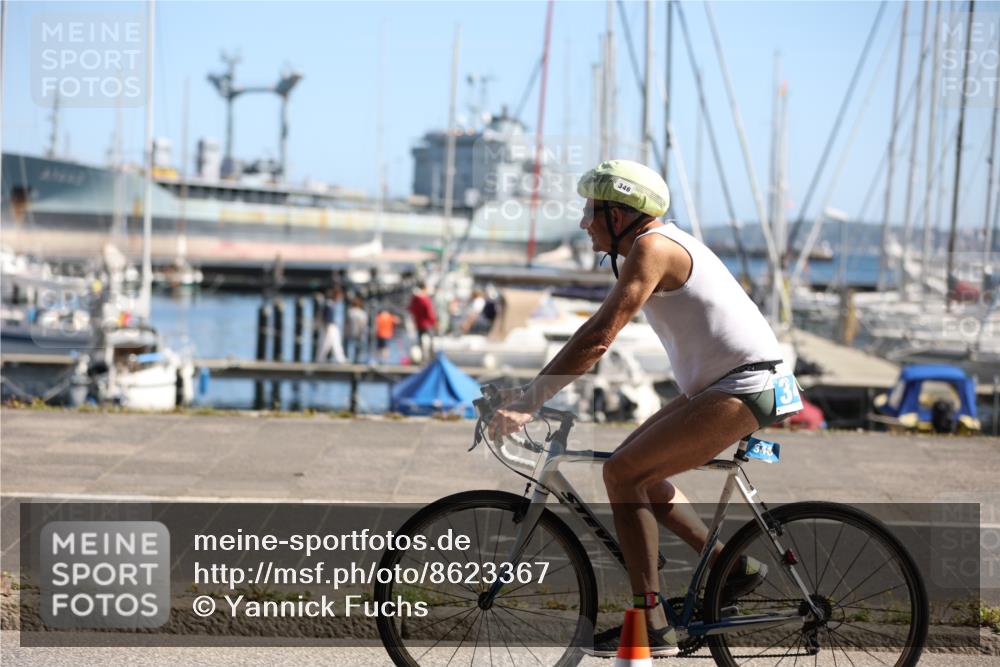 17.08.2025 - KN Förde Triathlon 2025 Yannick Fuchs http://msf.ph/oto/8623367 17.08.2025 11:14:59 Radfahren 330, 346, 353, 609, 613, 619, 621, 632, 638, 642, 369 meine-sportfotos.de