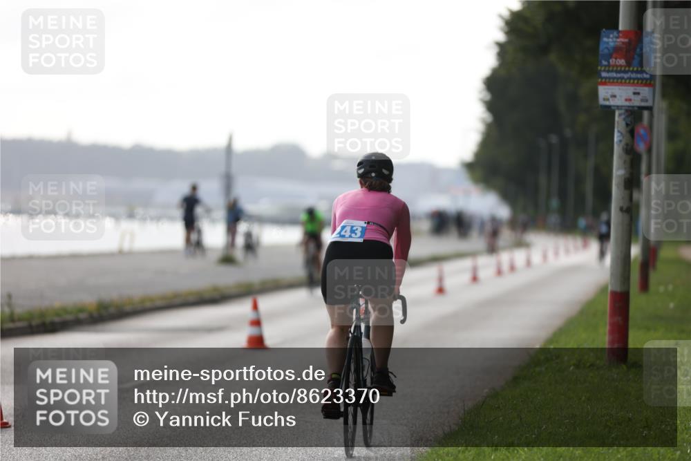 17.08.2025 - KN Förde Triathlon 2025 Yannick Fuchs http://msf.ph/oto/8623370 17.08.2025 09:57:54 Radfahren 150, 187, 120, 243 meine-sportfotos.de