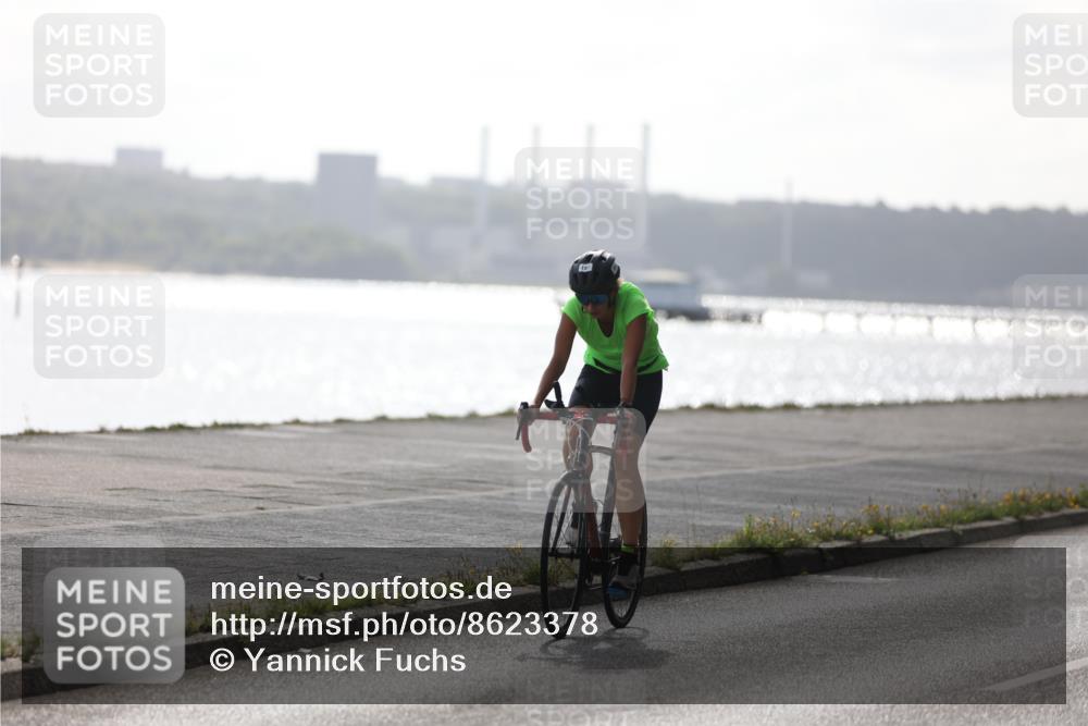 17.08.2025 - KN Förde Triathlon 2025 Yannick Fuchs http://msf.ph/oto/8623378 17.08.2025 09:57:59 Radfahren 118, 187, 150 meine-sportfotos.de
