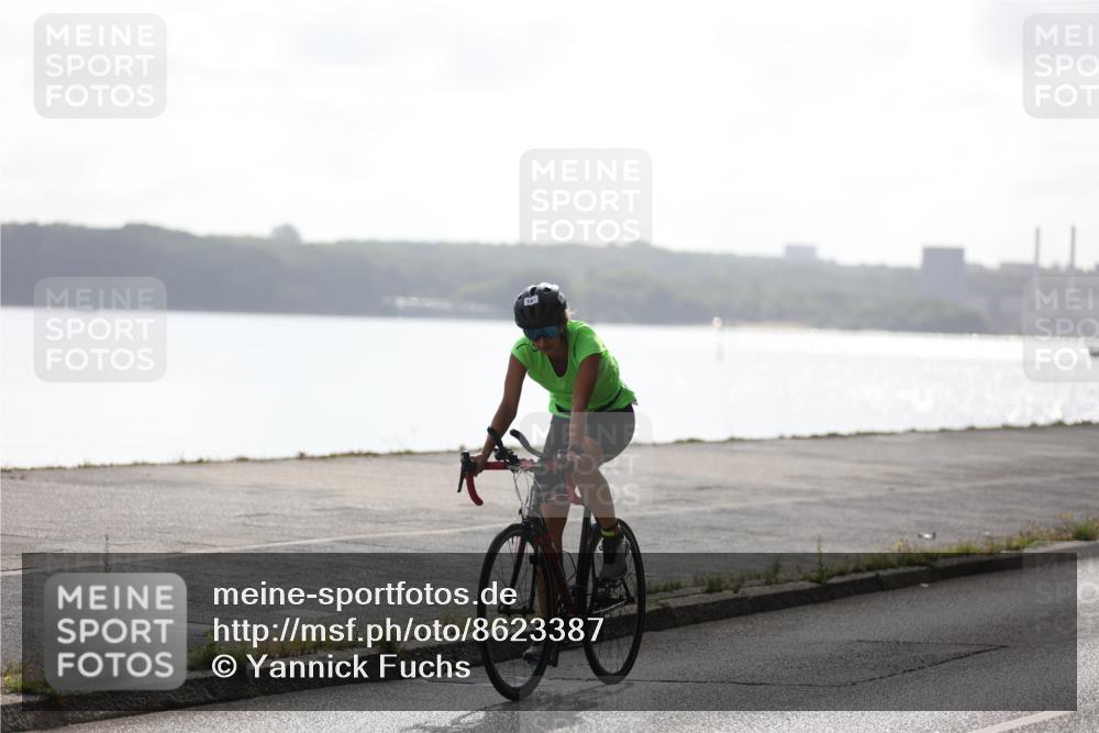 17.08.2025 - KN Förde Triathlon 2025 Yannick Fuchs http://msf.ph/oto/8623387 17.08.2025 09:58:00 Radfahren 118, 187, 150 meine-sportfotos.de