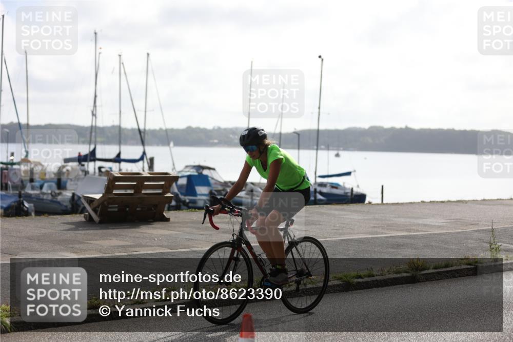 17.08.2025 - KN Förde Triathlon 2025 Yannick Fuchs http://msf.ph/oto/8623390 17.08.2025 09:58:01 Radfahren 118, 187, 150 meine-sportfotos.de