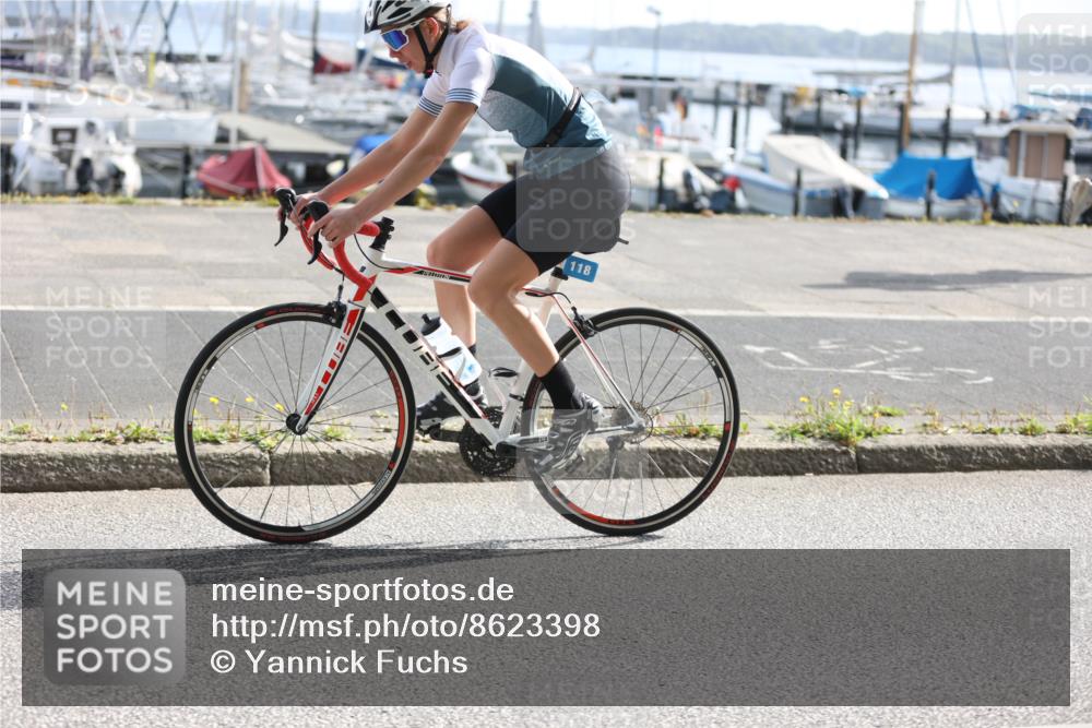 17.08.2025 - KN Förde Triathlon 2025 Yannick Fuchs http://msf.ph/oto/8623398 17.08.2025 09:58:07 Radfahren 118, 143, 249, 187 meine-sportfotos.de
