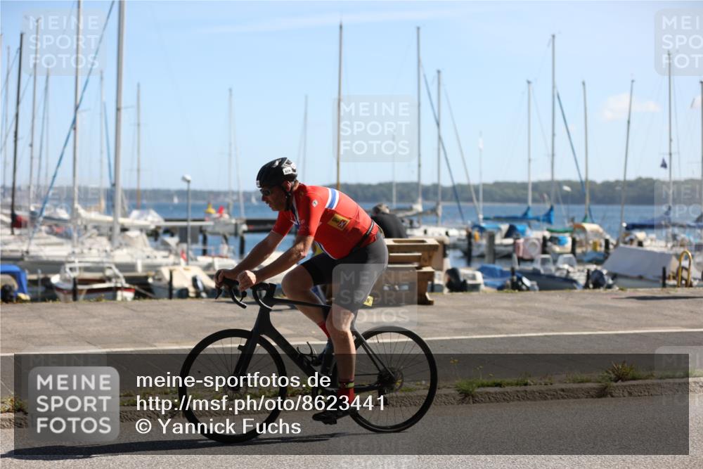 17.08.2025 - KN Förde Triathlon 2025 Yannick Fuchs http://msf.ph/oto/8623441 17.08.2025 11:15:27 Radfahren 300, 307, 354, 623, 629, 284, 377, 622 meine-sportfotos.de