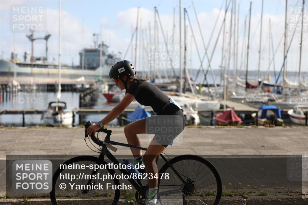 17.08.2025 - KN Förde Triathlon 2025 Yannick Fuchs http://msf.ph/oto/8623478 17.08.2025 09:58:45 Radfahren 180, 200, 228, 238, 238 meine-sportfotos.de