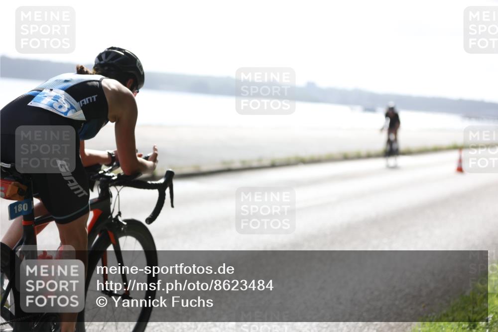 17.08.2025 - KN Förde Triathlon 2025 Yannick Fuchs http://msf.ph/oto/8623484 17.08.2025 09:58:47 Radfahren 180, 200, 228, 200, 238 meine-sportfotos.de