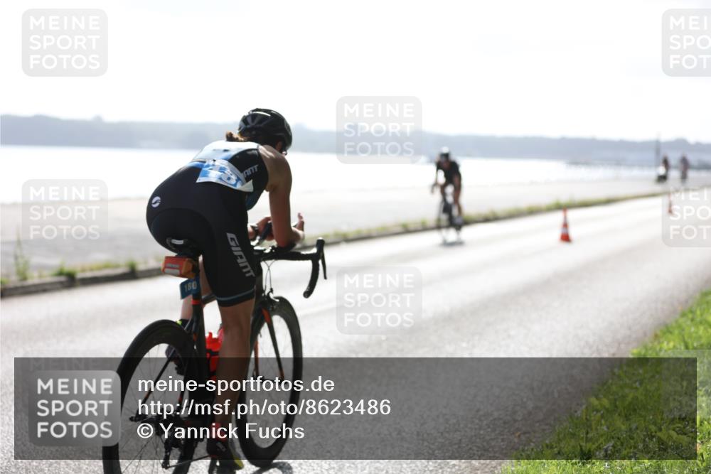 17.08.2025 - KN Förde Triathlon 2025 Yannick Fuchs http://msf.ph/oto/8623486 17.08.2025 09:58:47 Radfahren 180, 200, 228, 200, 238 meine-sportfotos.de