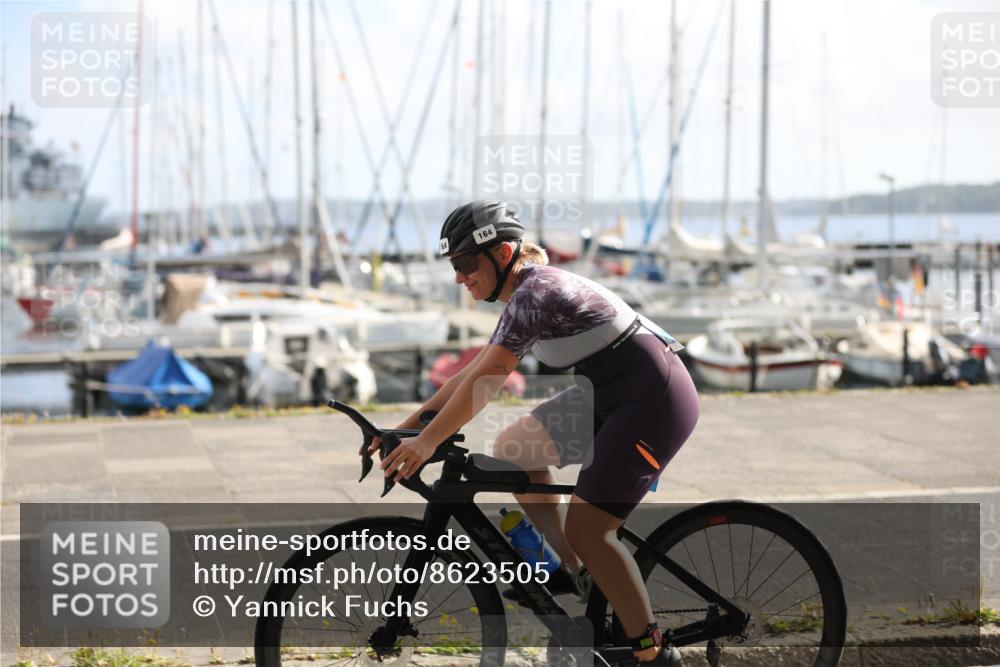 17.08.2025 - KN Förde Triathlon 2025 Yannick Fuchs http://msf.ph/oto/8623505 17.08.2025 09:59:05 Radfahren 164, 171, 225 meine-sportfotos.de