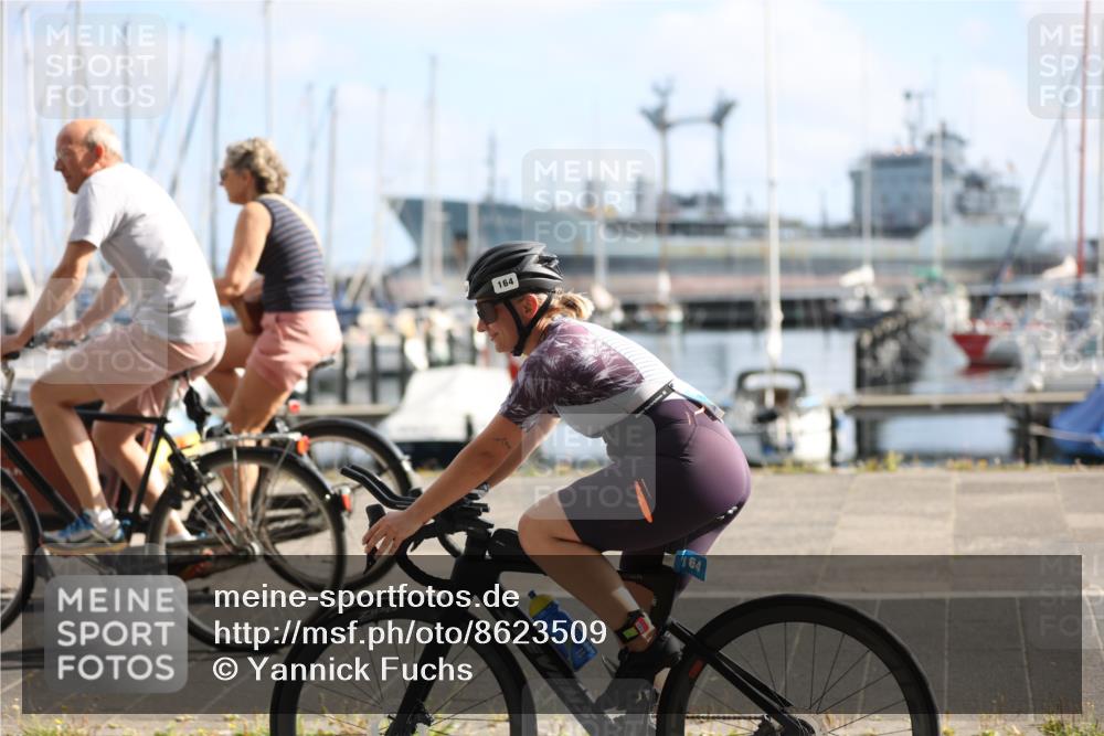 17.08.2025 - KN Förde Triathlon 2025 Yannick Fuchs http://msf.ph/oto/8623509 17.08.2025 09:59:06 Radfahren 164, 171, 225 meine-sportfotos.de
