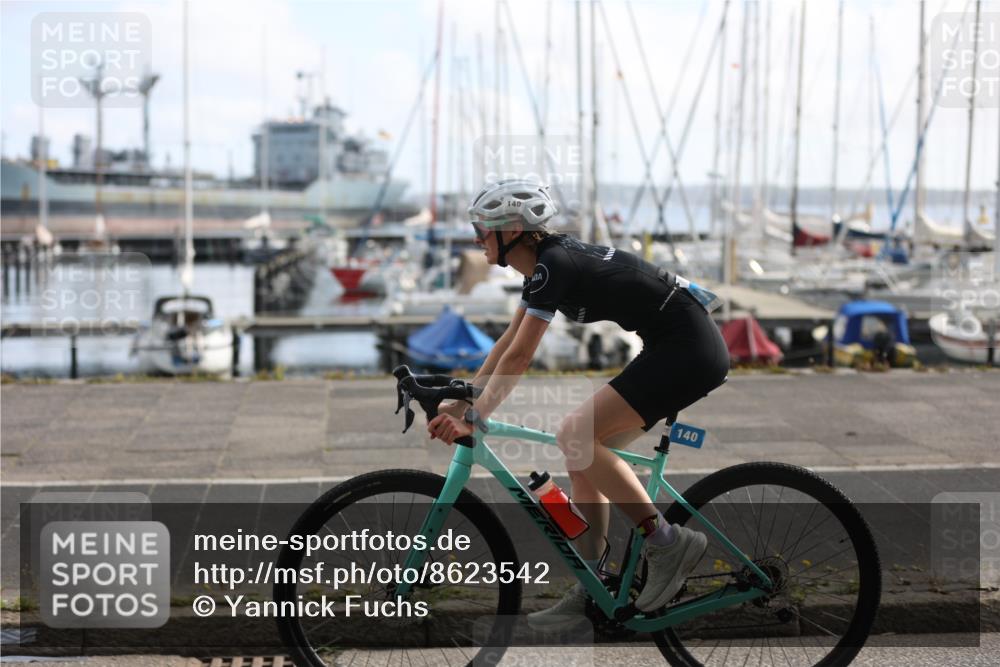 17.08.2025 - KN Förde Triathlon 2025 Yannick Fuchs http://msf.ph/oto/8623542 17.08.2025 09:59:40 Radfahren 140, 187, 204, 246 meine-sportfotos.de