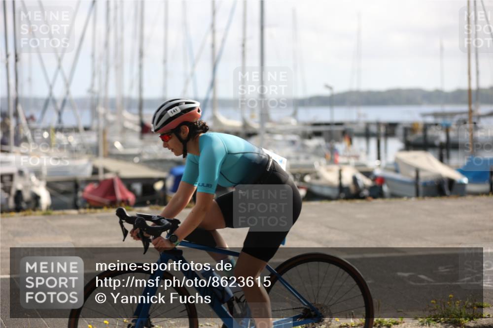 17.08.2025 - KN Förde Triathlon 2025 Yannick Fuchs http://msf.ph/oto/8623615 17.08.2025 10:00:24 Radfahren 141, 159, 161, 220, 228, 250, 251, 177, 185 meine-sportfotos.de