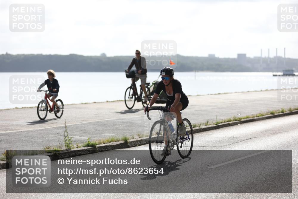 17.08.2025 - KN Förde Triathlon 2025 Yannick Fuchs http://msf.ph/oto/8623654 17.08.2025 10:00:42 Radfahren 142 meine-sportfotos.de