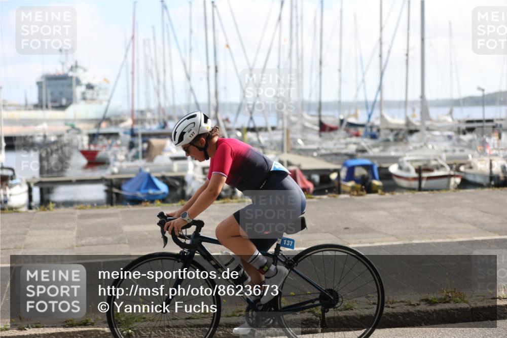 17.08.2025 - KN Förde Triathlon 2025 Yannick Fuchs http://msf.ph/oto/8623673 17.08.2025 10:00:56 Radfahren 137, 153, 164, 181, 200, 213, 238 meine-sportfotos.de