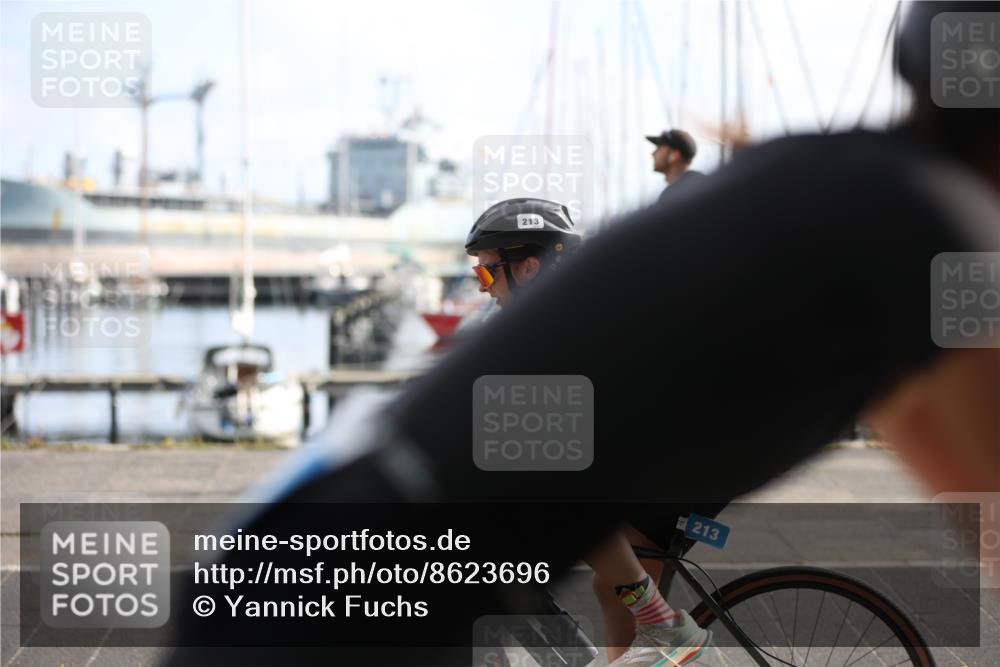 17.08.2025 - KN Förde Triathlon 2025 Yannick Fuchs http://msf.ph/oto/8623696 17.08.2025 10:01:04 Radfahren 164, 200, 213, 153, 181, 238 meine-sportfotos.de