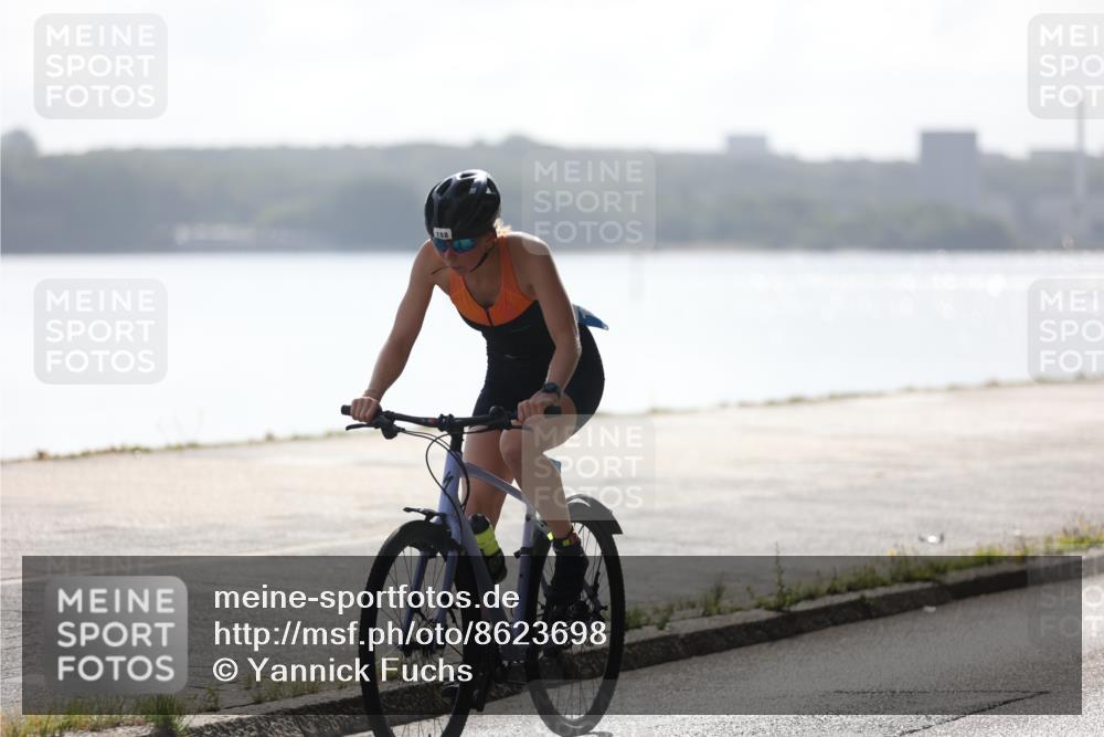 17.08.2025 - KN Förde Triathlon 2025 Yannick Fuchs http://msf.ph/oto/8623698 17.08.2025 10:01:26 Radfahren 158, 204, 204 meine-sportfotos.de