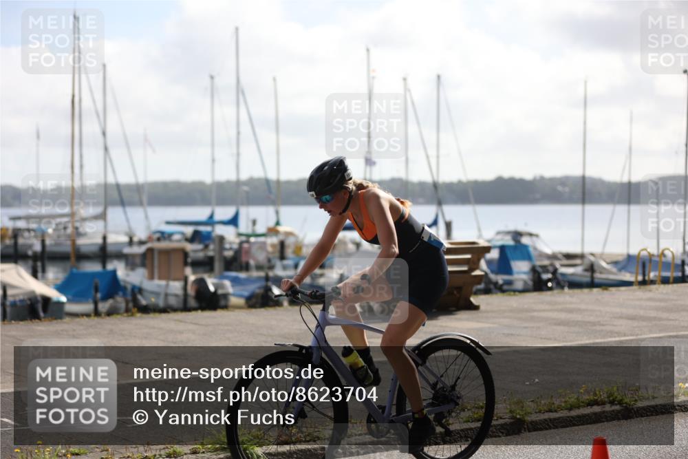 17.08.2025 - KN Förde Triathlon 2025 Yannick Fuchs http://msf.ph/oto/8623704 17.08.2025 10:01:27 Radfahren 158, 204 meine-sportfotos.de