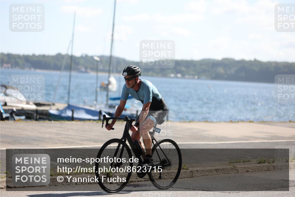 17.08.2025 - KN Förde Triathlon 2025 Yannick Fuchs http://msf.ph/oto/8623715 17.08.2025 11:17:45 Radfahren 304, 310, 319, 368, 385, 608, 618, 626, 304, 633, 636 meine-sportfotos.de