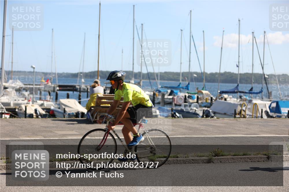 17.08.2025 - KN Förde Triathlon 2025 Yannick Fuchs http://msf.ph/oto/8623727 17.08.2025 11:17:49 Radfahren 310, 319, 385, 608, 628, 304, 310, 319, 368, 618, 626, 633, 636 meine-sportfotos.de
