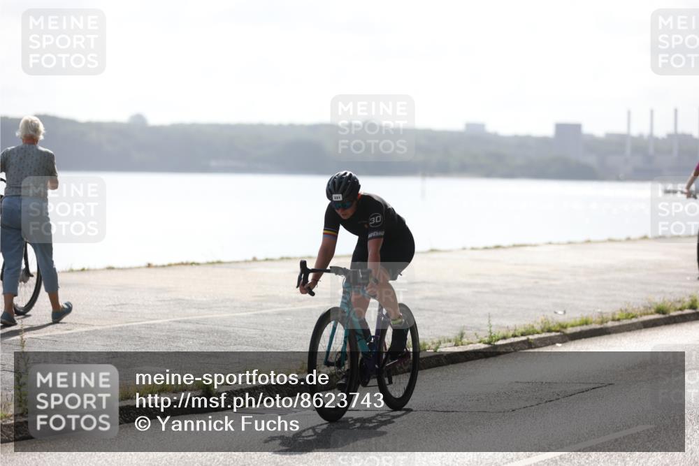 17.08.2025 - KN Förde Triathlon 2025 Yannick Fuchs http://msf.ph/oto/8623743 17.08.2025 10:01:57 Radfahren 189, 221, 179, 192, 240, 241, 248 meine-sportfotos.de