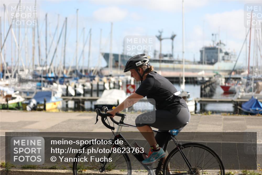 17.08.2025 - KN Förde Triathlon 2025 Yannick Fuchs http://msf.ph/oto/8623763 17.08.2025 10:02:05 Radfahren 194, 189, 221 meine-sportfotos.de