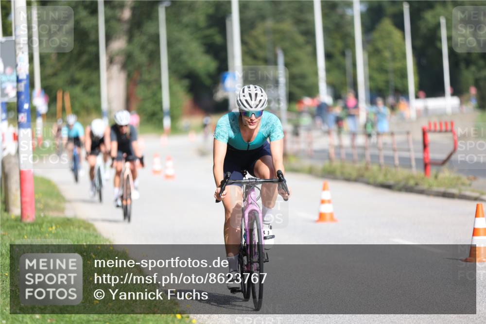 17.08.2025 - KN Förde Triathlon 2025 Yannick Fuchs http://msf.ph/oto/8623767 17.08.2025 10:02:16 Radfahren 141, 159, 161, 220, 231, 250, 194 meine-sportfotos.de