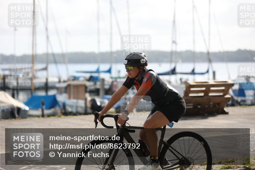 17.08.2025 - KN Förde Triathlon 2025 Yannick Fuchs http://msf.ph/oto/8623792 17.08.2025 10:02:23 Radfahren 141, 224, 231, 250, 159, 161, 220 meine-sportfotos.de
