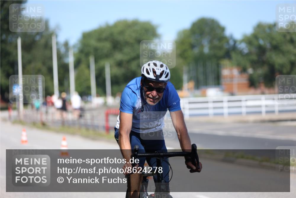 17.08.2025 - KN Förde Triathlon 2025 Yannick Fuchs http://msf.ph/oto/8624278 17.08.2025 11:27:41 Radfahren 268, 299, 332, 361, 608, 623, 628, 636, 368, 608 meine-sportfotos.de